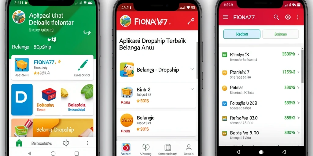 Tampilan antarmuka pengguna FIONA77 yang intuitif dan fungsional.