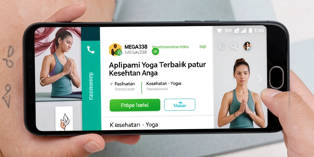 Antarmuka MEGA338 yang menawan untuk sesi Yoga.